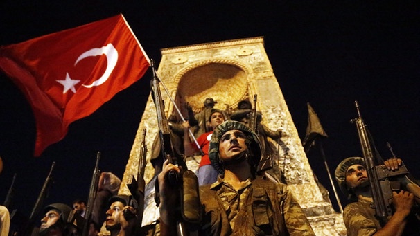 Taksim-Platz in Istanbul, 16.7.16 | Bild: picture-alliance/dpa