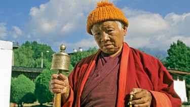Mönch in Bhutan | Bild: picture-alliance