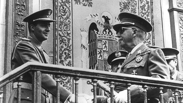 Franciscio Franco mit Juan Carlos | Bild: picture-alliance/dpa