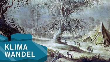 "A winter landscape with a woodsman and travelers" by Gijsbrecht Leytens (1586-1643 or 1656) | Bild: picture alliance / dpa | Boris Manushin / Montage BR