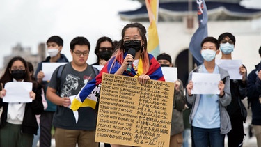 Demonstration in Taiwan | Bild: Laura Beck