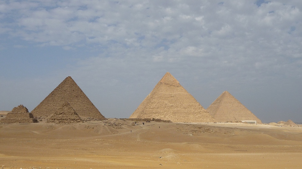 Seit 1979 gehören die Pyramiden von Gizeh zum Weltkulturerbe | Bild: picture-alliance/dpa