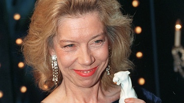 Evelyn Hamann - hier bei der Verleihung des Bayerischen Filmpreises 1997 | Bild: picture-alliance/dpa