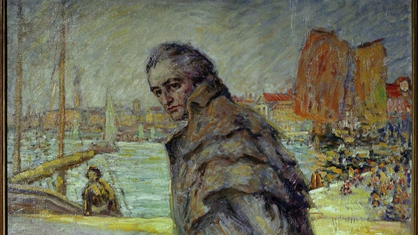Goethe in Venedig, ca. 1786: Gemälde, 1921, Öl auf Leinwand, 135 x 98 cm, von Ernst Pickardt (1876-1931). Privatsammlung.  | Bild: picture-alliance/dpa/akg