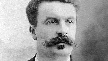 Der große französische Erzähler Guy de Maupassant (1850 - 1893), Porträt von Nadar (Gaspard-Felix Tournachon) 1888 | Bild: picture-alliance/dpa/cpa media