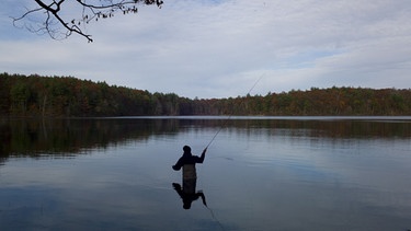  Walden-See: Jahrelange Heimat von Henry D. Thoreau, der dort sein bekanntes Werk "Walden; or, Life in the Woods" niederschrieb. | Bild: picture-alliance/dpa