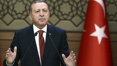 Türkischer Präsident Erdogan | Bild: picture-alliance/dpa