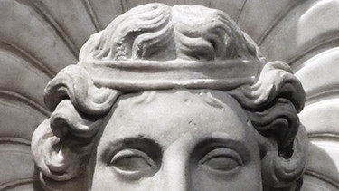 Der marmorne Kopf des jugendlichen Dionyso | Bild: picture-alliance/dpa