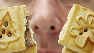 Akustikforschung bei Lebensmitteln: Wie klingt ein Keks? | Bild: picture-alliance/dpa