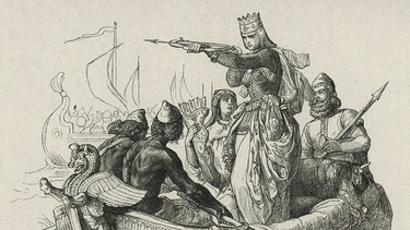 Artemisia in der Schlacht bei Salamis. | Bild: picture alliance / akg-images 