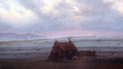 Ausschnitt aus dem Gemälde "Nebelschwaden" des Malers Caspar David Friedrich | Bild: picture-alliance/dpa