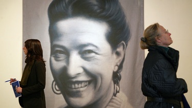 Simone de Beauvoir | Bild: picture-alliance/dpa