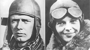 Charles Lindbergh, Amelia Earhart | Bild: picture-alliance/dpa