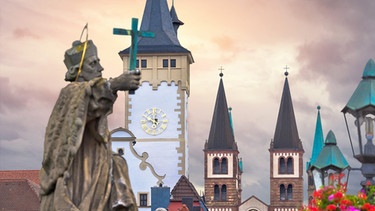 Eine Ansicht auf die Denkmäler Würzburgs | Bild: picture alliance/Zoonar/Dalibor Brlek