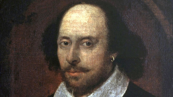 Das so genannte Chandos-Porträt von William Shakespeare in der National Portrait Gallery in London | Bild: picture-alliance/dpa