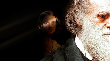 Emma Darwin im Schatten von Charles Darwin | Bild: picture-alliance/dpa; Montage: BR