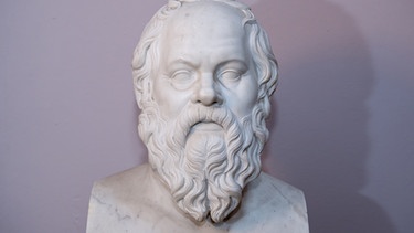 Büste des Philosophen Sokrates | Bild: picture-alliance/dpa
