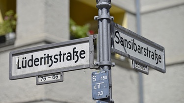Afrikanisches Viertel in Berlin | Bild: picture-alliance/dpa