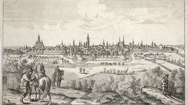 Blick auf Augsburg um 1500 | Bild: picture-alliance/dpa
