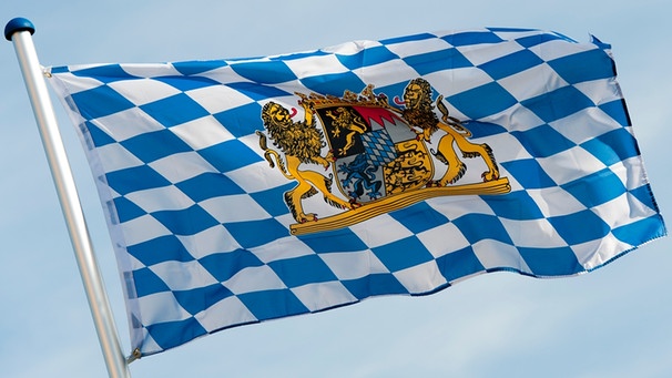 Weiß-Blaue Fahne | Bild: picture-alliance/dpa