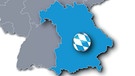 Landkarte mit Bayern | Bild: colourbox.com