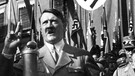 Adolf Hitler aufgenommen während einer Rede - undatiertes Archivfoto | Bild: picture-alliance/dpa