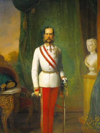 Kaiser Franz Joseph - Porträt von Franz Russ | Bild: picture-alliance/dpa