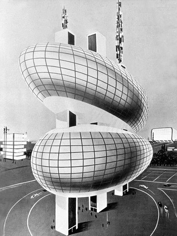 Nicolas Schöffer - Zukunftsvision Kybernetische Stadt (1968) | Bild: picture-alliance/dpa