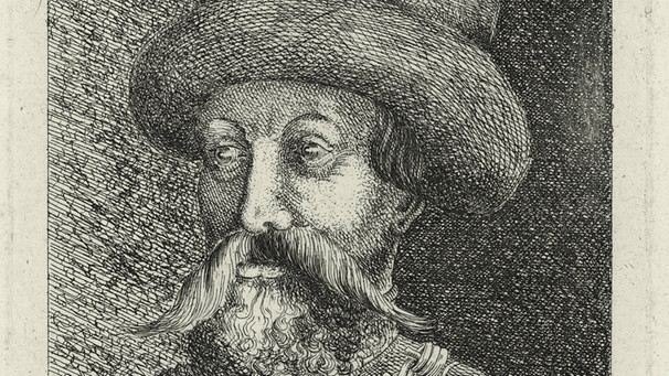 Peter Stromer von Reichenbach (um 1315-1388), Radierung von Johann Friedrich Leonhart (um 1670) | Bild: picture-alliance/dpa