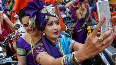 Hindu-Fest in Mumbai | Bild: picture-alliance/dpa