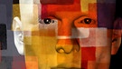 Wahrnehmunsgstörung: Kopf mit farbigen Ecken | Bild: colourbox.com