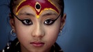 Lebende Göttin in Patan | Bild: picture-alliance/dpa