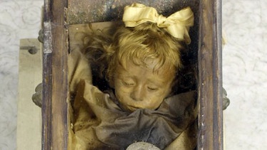 Mumie der zweijährigen Rosalia Lombardo | Bild: picture-alliance/dpa