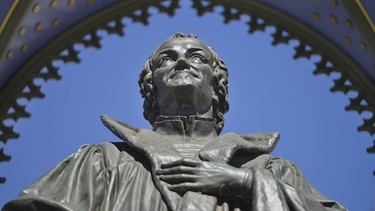 Melanchthon-Denkmal in Wittenberg | Bild: picture-alliance/dpa
