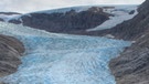Gletscher Engabreen im Vergleich 2002 und 2009 | Bild: picture-alliance/dpa