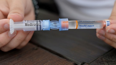 Insulinspritze für Diabetiker | Bild: picture-alliance/dpa
