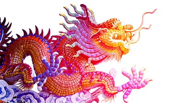 Drachenskulptur aus China | Bild: colourbox.com; Retusche: BR