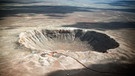Mit einem Durchmesser von 1380 Metern ist der Meteor-Krater im US-Bundesstaat Arizona der größte der Welt.  | Bild: picture-alliance/dpa
