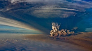 Erruption des isländischen Vulkans Grimsvotn in 2011 | Bild: picture-alliance/dpa