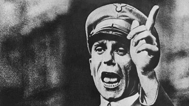 Joseph Goebbels, Propagandaminister während einer Rede | Bild: picture-alliance/dpa