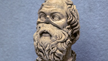 Steinbüste von Sokrates | Bild: picture-alliance/dpa