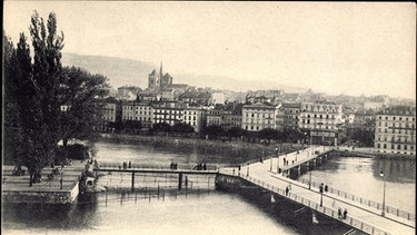 Die Stadt Genf mit einer Brücke | Bild: picture-alliance/dpa