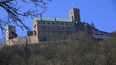 Die Wartbug in Eisenach. Sie wurde um 1067 von Ludwig dem Springer gegründet und gehört seit 1999 zum UNESCO Weltkulturerbe | Bild: picture-alliance/dpa
