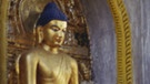 Blick auf Buddha-Statuen am Mahabodhi-Tempel in Bodhgaya, Indien | Bild: picture-alliance/dpa
