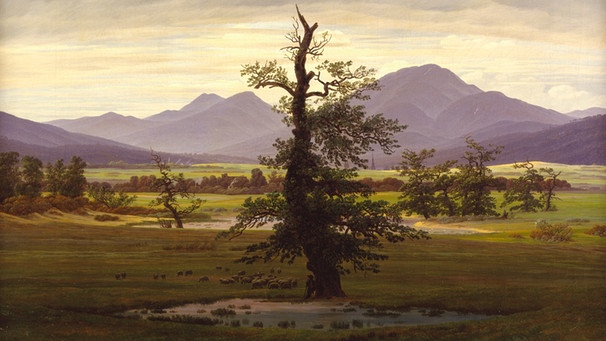 Caspar David Friedrich, Einsamer Baum (1822) | Bild: picture-alliance/dpa