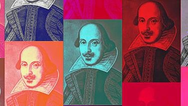 Zeitgenössische Darstellung William Shakespeares | Bild: picture-alliance/dpa; Montage: BR
