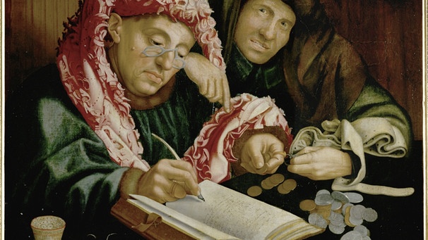 Marinus van  Roymerswaele (1490-1567) "Zwei Steuereinnehmer" auf Eichenholz | Bild: picture-alliance/dpa