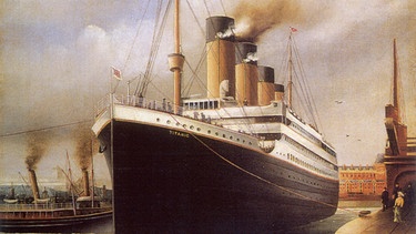 Die Titanic setzt vor der katastrophalen Reise an. | Bild: picture alliance / Mary Evans Picture Library