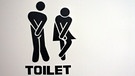 Schild Toilette - Pictogramm | Bild: picture-alliance/dpa