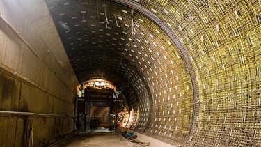 Darstellung: Tunnelbau | Bild: picture-alliance/dpa